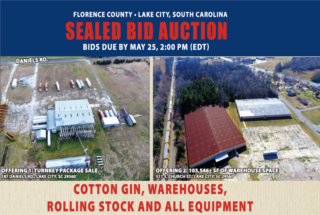 Upcoming AuctionFlorence County, SC - Sealed Bid Offering