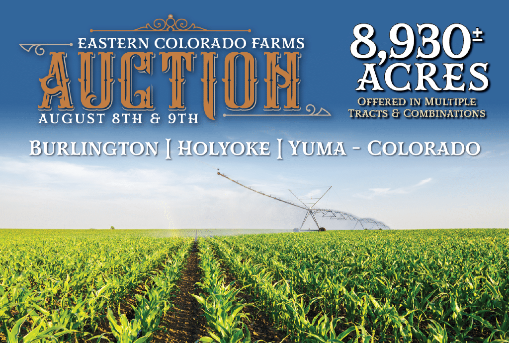 Upcoming AuctionEastern Colorado Farms - 8,930± Acres