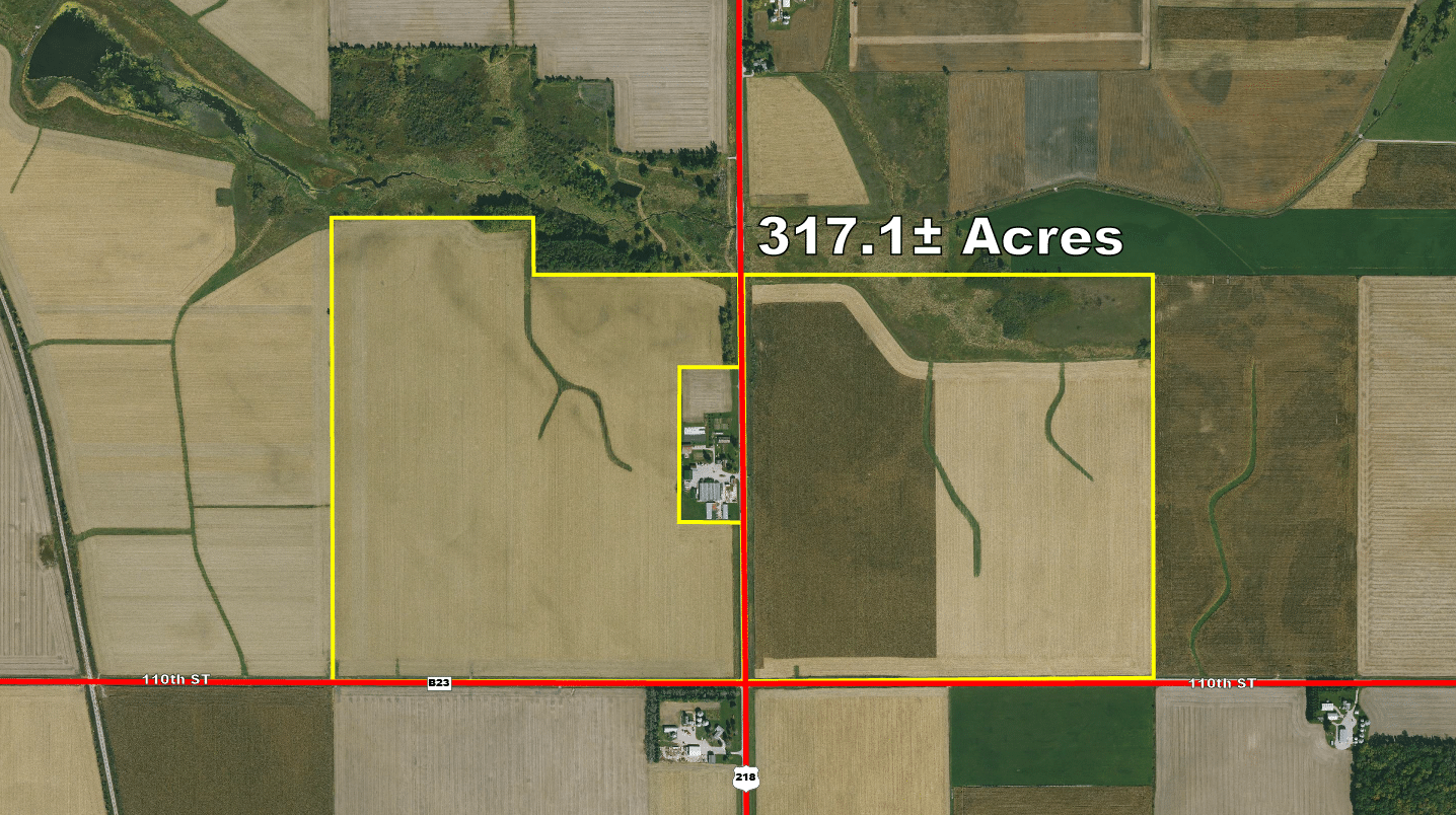 New ListingFloyd County, Iowa - 317.1± Acres