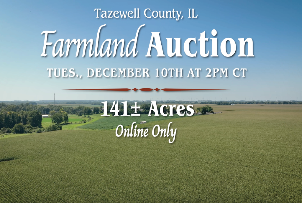 Upcoming AuctionTazewell County Farmland Auction